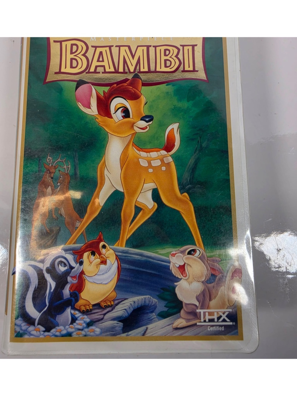 Walt Disney Masterpiece Bambi 55th Anniversary Limited Ed VHS Clam Shell